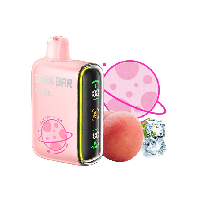Geek Bar Pulse 10000 Puffs-Juicy Peach Ice