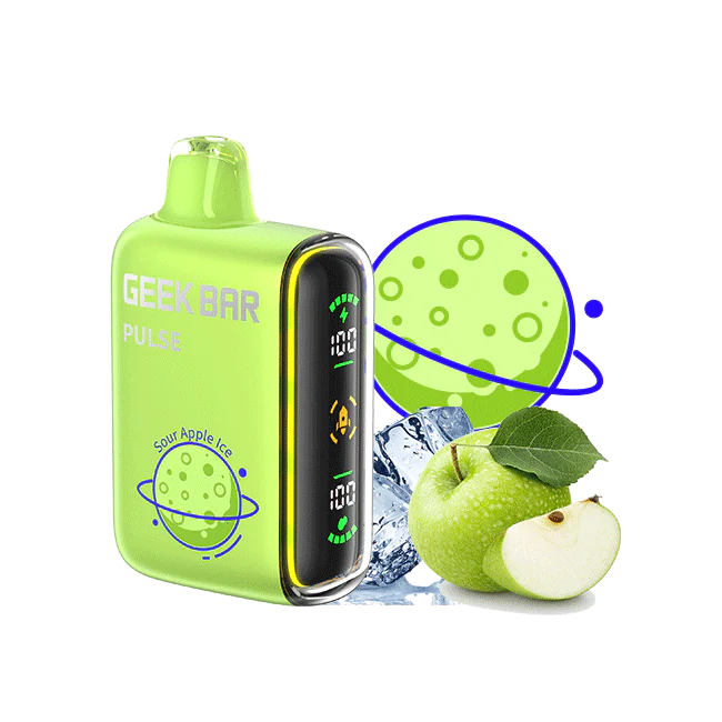 Geek Bar Pulse 10000 Puffs-Sour Apple Ice