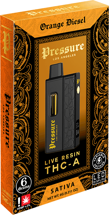 Pressure Live Resin THCA 6G Orange Deisel 5pk Box