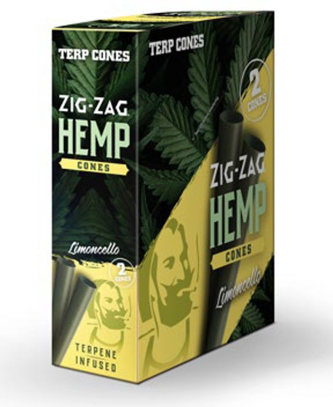 Zig-Zag Infused Hemp Cones Box 15Ct