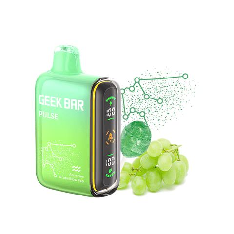 Geek Bar Pulse 10000 Puffs-Grape Blow Pop (Aquarius)