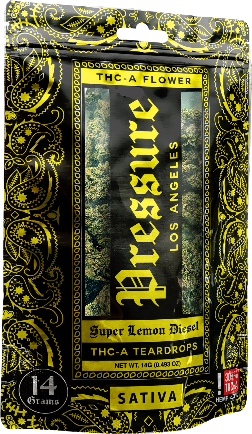 Pressure THCA Flower 14g Super Lemon Diesel - Sativa - 5pk Box