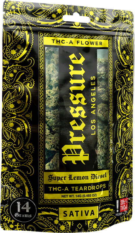 Pressure THCA Flower 14g Super Lemon Diesel - Sativa - 5pk Box