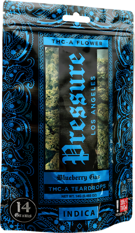 Pressure THCA Flower 14g Blueberry Gas - Indica - 5pk Box