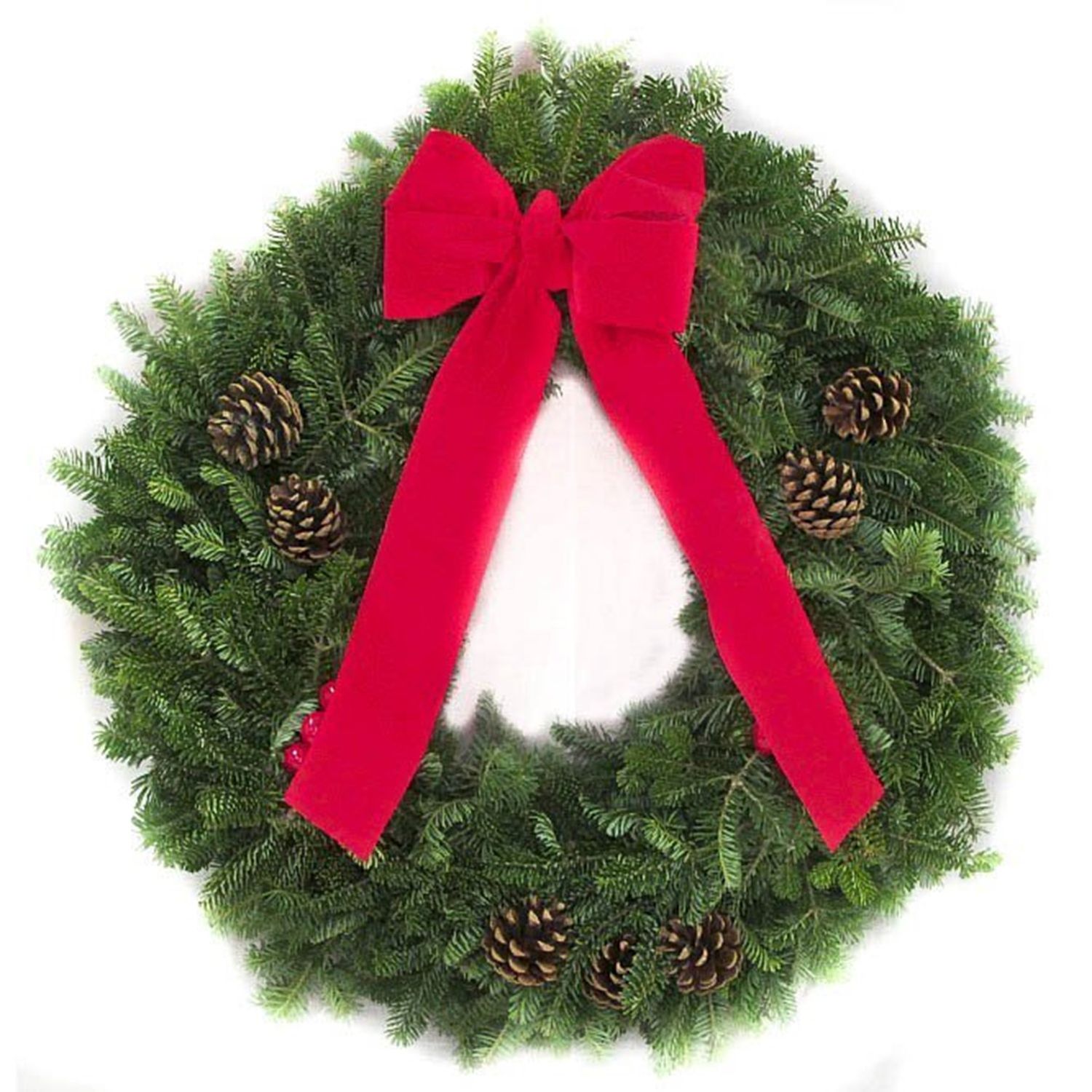 'Christmas Cheer' Wreath - 18" ring, Double Sided
