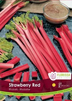 Pkg. 1 RHUBARB Strawberry Red