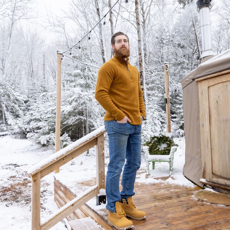 Stanfield Heritage Heavy Wool 1/4 Zip