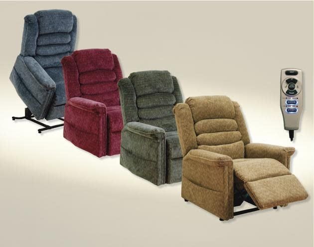 Soother Lift Chair Wine w/ Heat/Massage