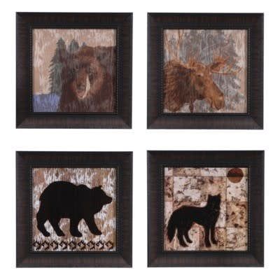 Crestview Set Wolf, Bear, Moose, Bear