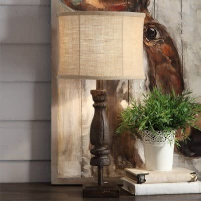 Crestview Wooden Relic Table Lamp