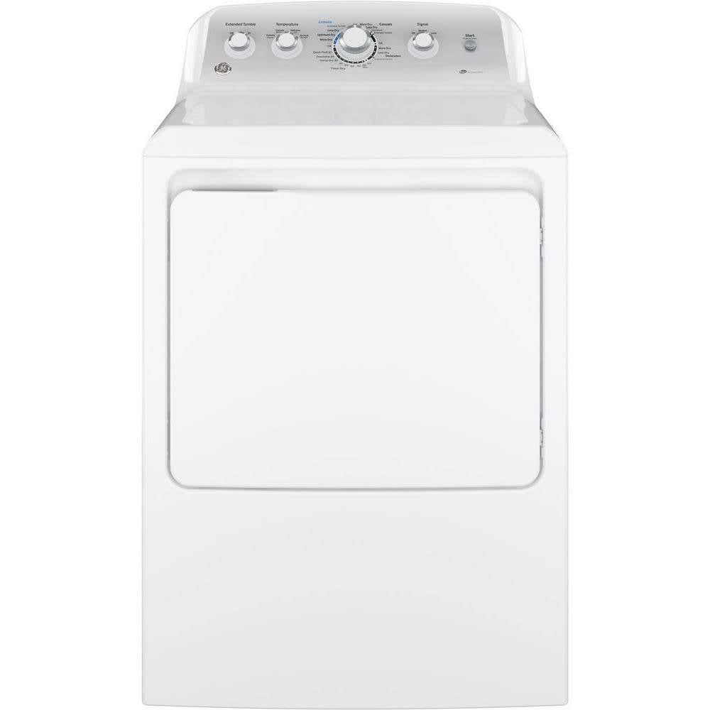 GE® 7.2 cu. ft. capacity aluminized alloy drum electric dryer- GE