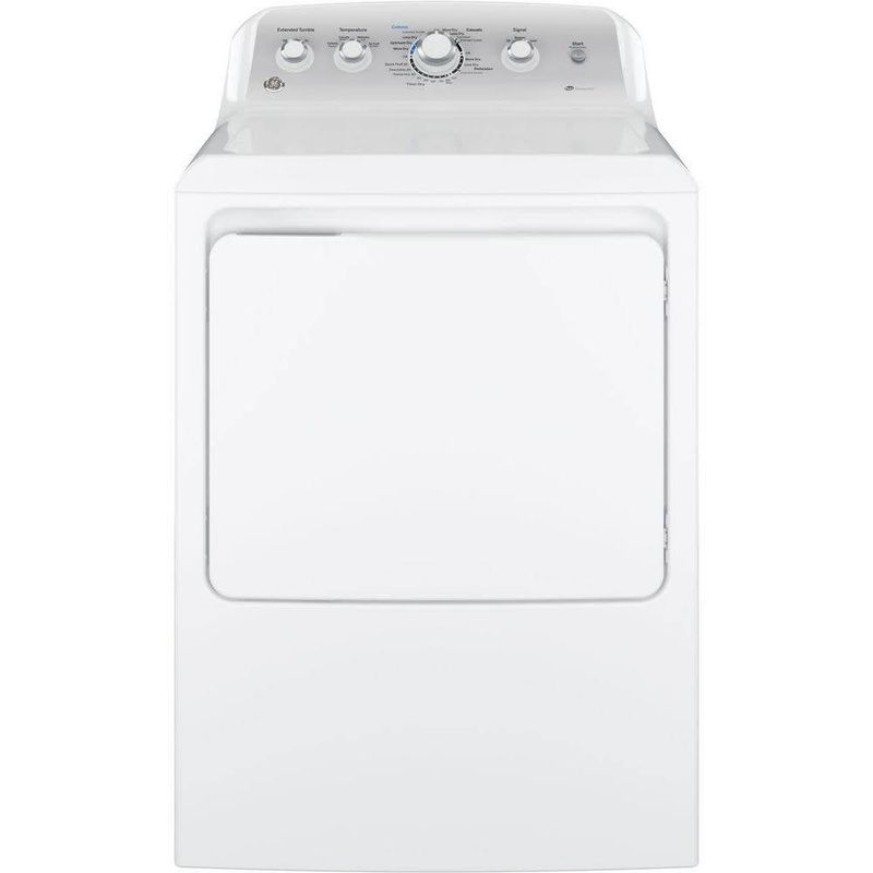 GE® 7.2 cu. ft. capacity aluminized alloy drum electric dryer- GE