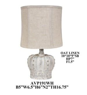 Dsitressed Crown Lamp