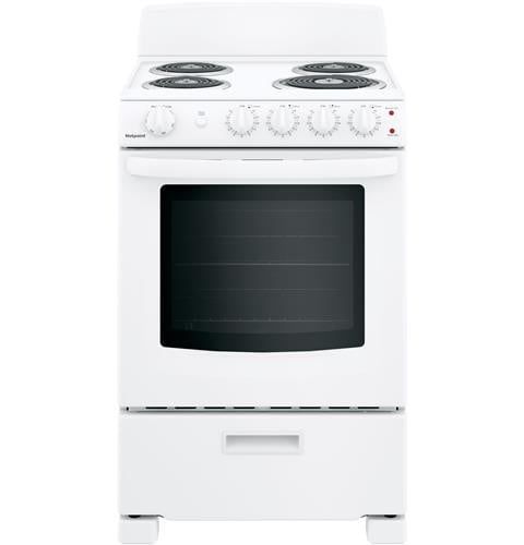 GE Coil Range White- Woodson &amp; Bozeman
