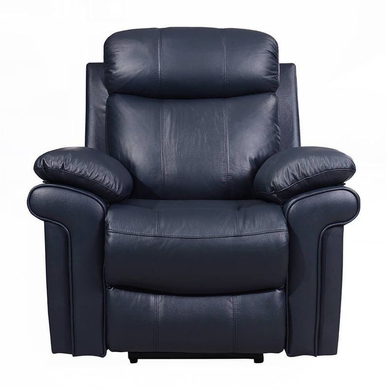 Joplin Power Blue Recliner