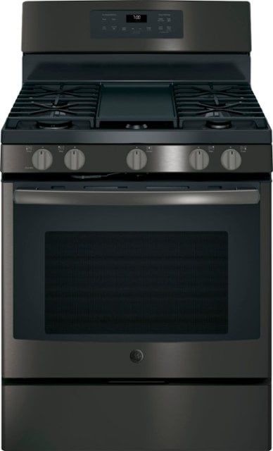 GE Convection Black Stainless Steel Stove