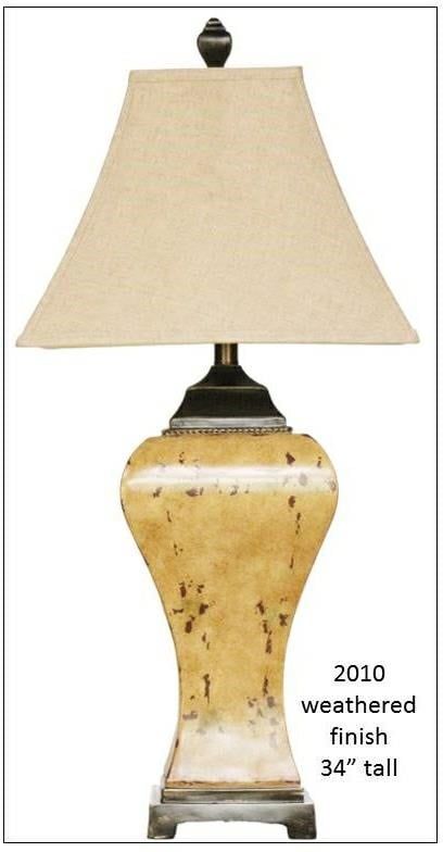 2010 Weathered Finish Lamp