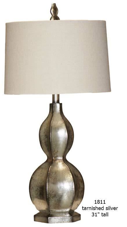 1811 Tarnished Silver Lamp