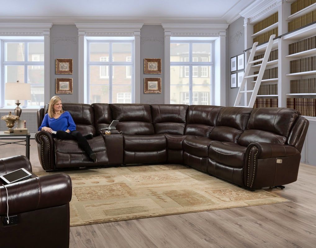 Waverly Mahogany Sectional