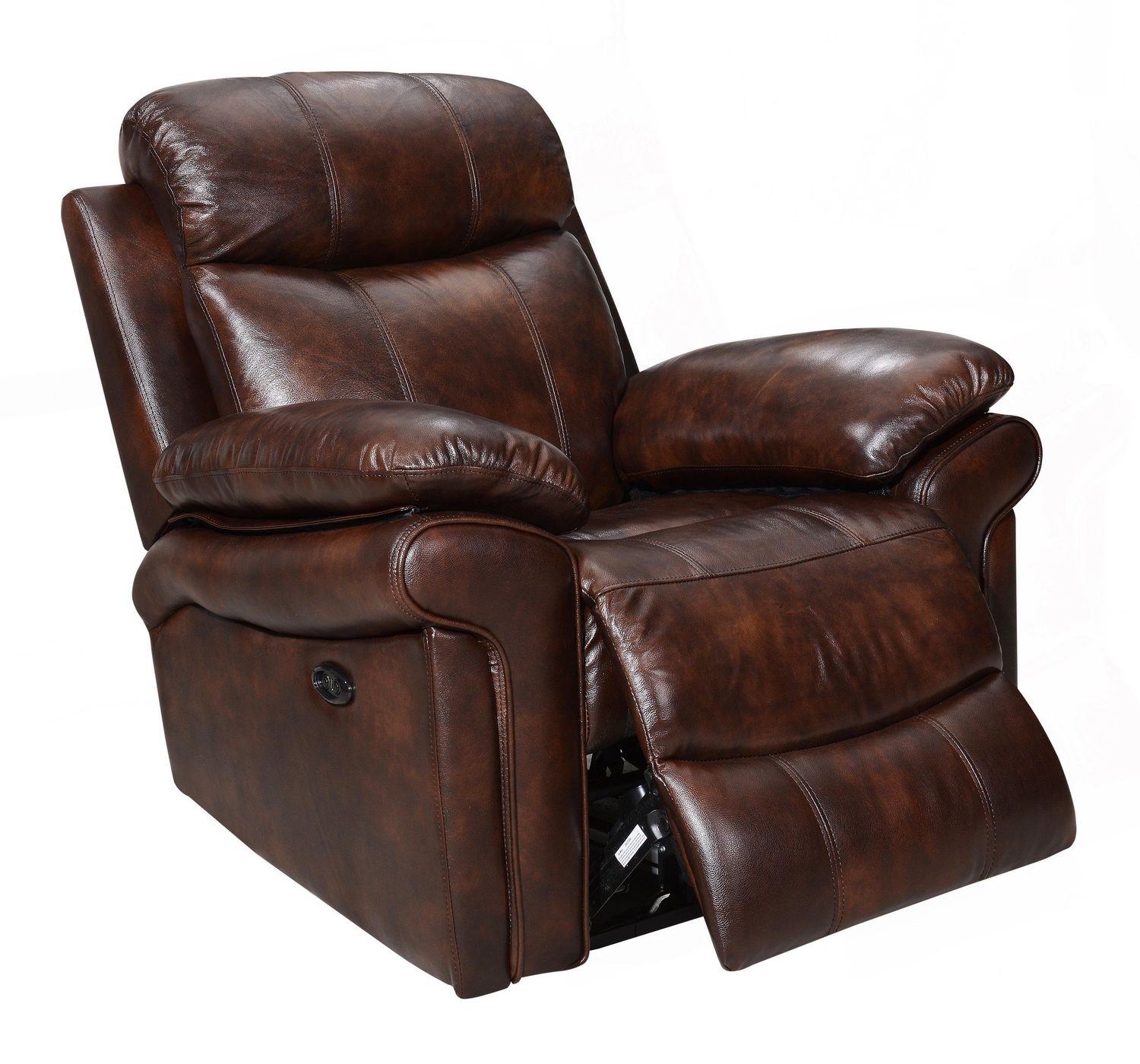 Joplin Power Chocolate Recliner