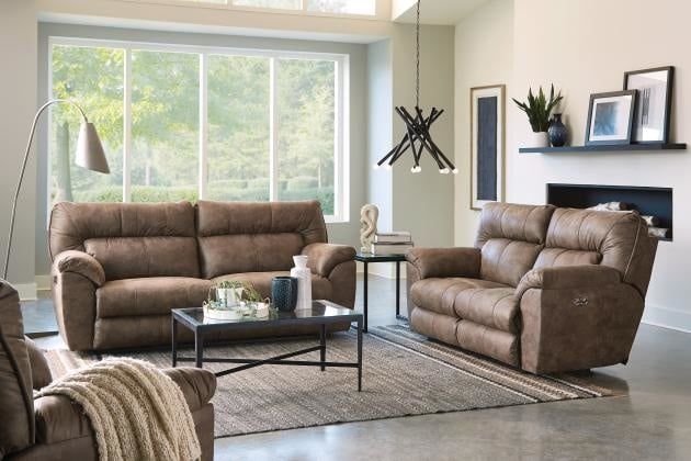 Hollins Power Reclining Sofa Catnapper
