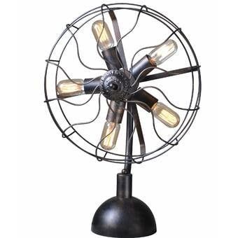 24&quot; THE FAN INDUSTRIAL TABLE LAMP