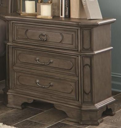 Ballard Park Gray Nightstand