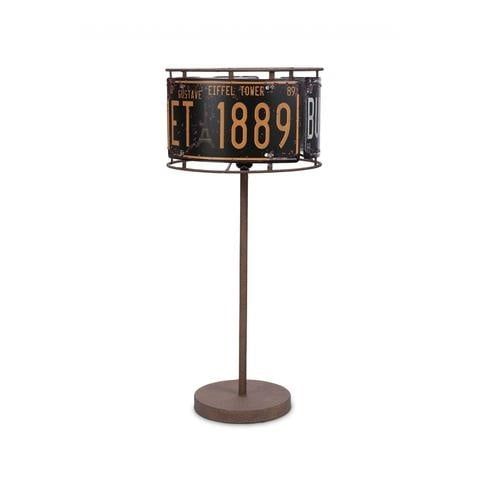 27&quot; License Plate Table Lamp
