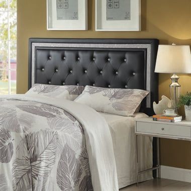 Queen Black HB w/ Diamonds
