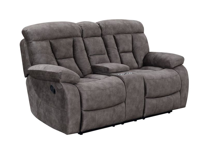 Bogata Reclining Loveseat-Steve Silver