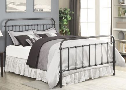Bronzed Full Iron Bed