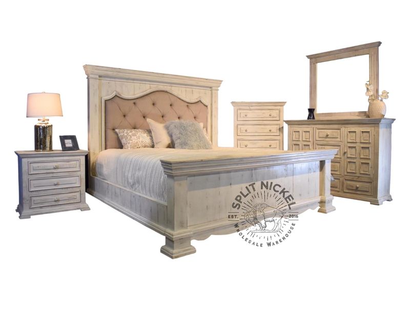 Chalet Dresser/Mirror Split Nickel