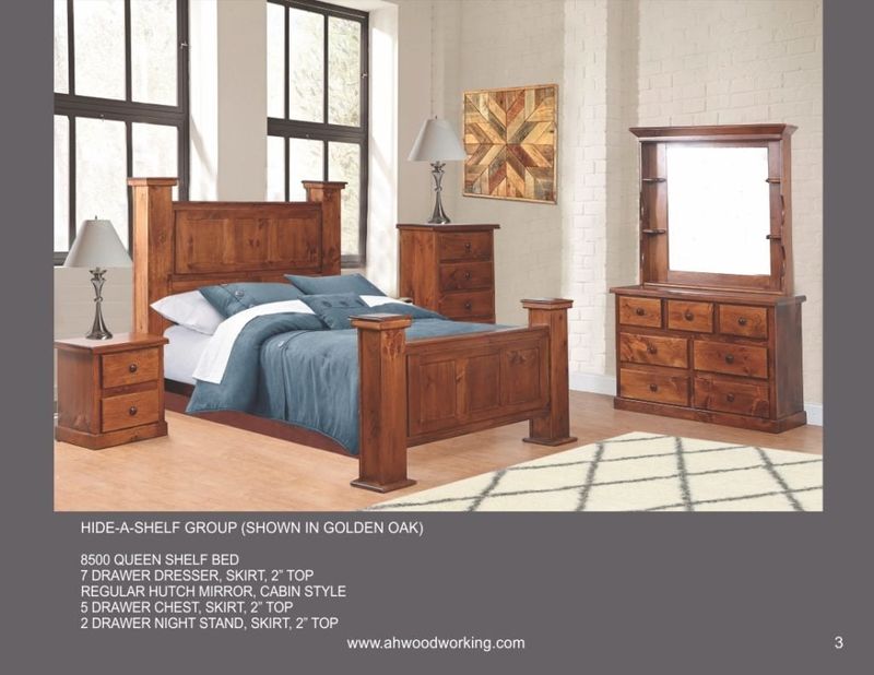 Cottage Nightstand (Golden Oak)
