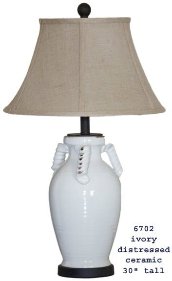 6702 Ivory Lamp