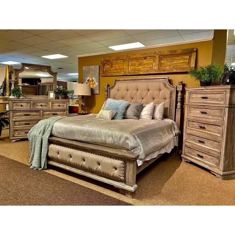 King Charleston Bed, D,C, and NS (SN)