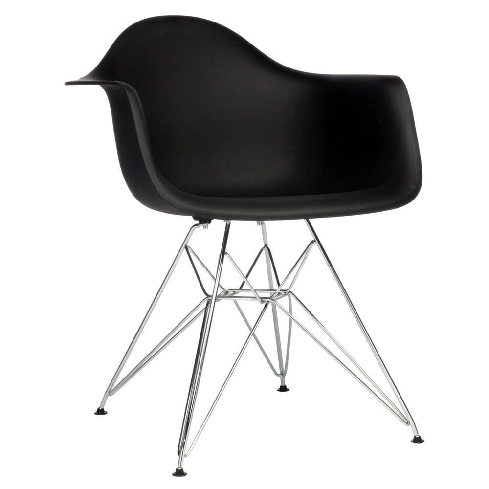 Litva Black Molded Chair