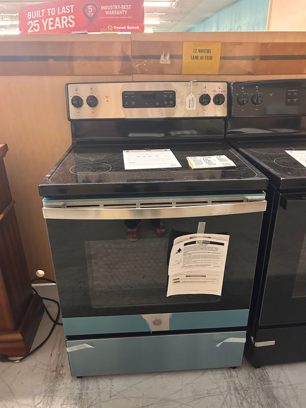 GE Electric Range Stainless Steel