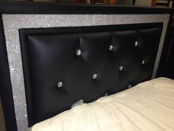 Queen Black HB w/ Diamonds- Coaster