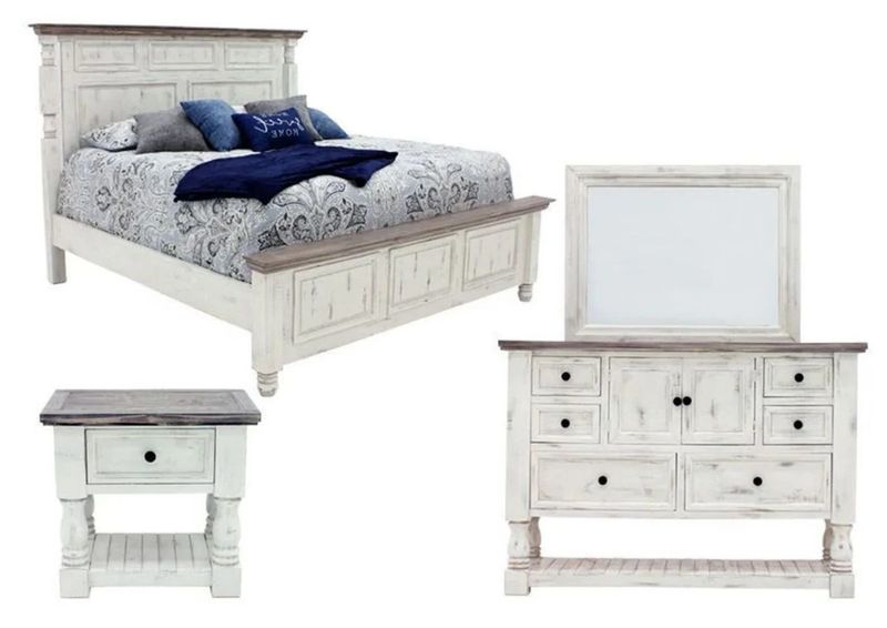 Martha Queen Bed, DM, &amp; NS