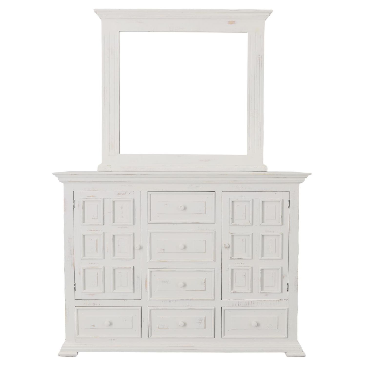 Chalet Dresser/Mirror Split Nickel