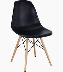 Litva Black Molded Chair