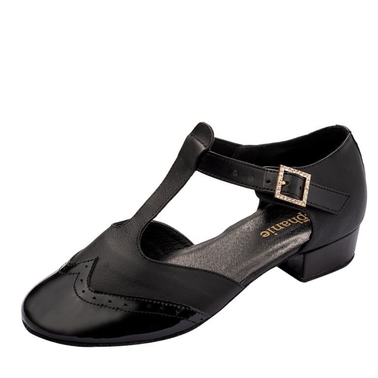 Black Closed Toe 1&quot; Heel, 5010-11