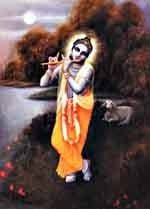 Krishna Full Moon - Laminated Cards