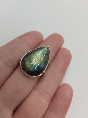 Labradorite Ring G - Size 7 Sterling Silver