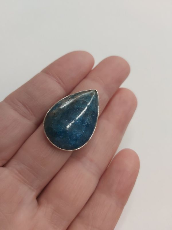 Apatite Ring B - Size 8 Sterling Silver