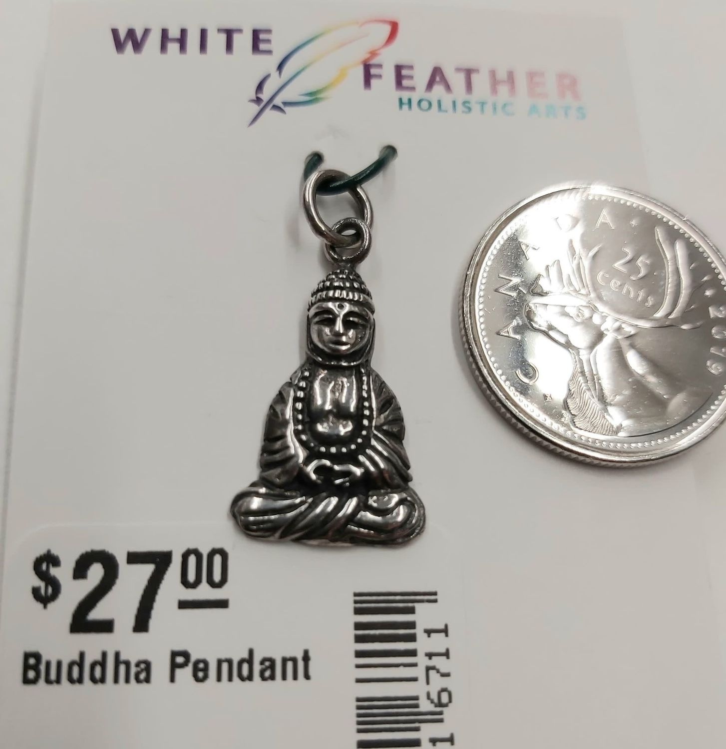 Buddha Pendant Sterling Silver