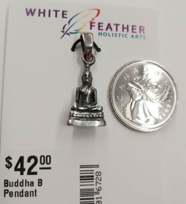 Buddha B Pendant Sterling Silver