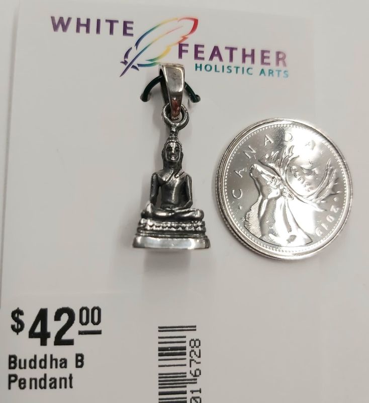 Buddha B Pendant Sterling Silver