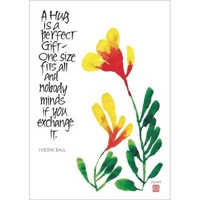 A Hug is the Perfect Gift - Greeting Card