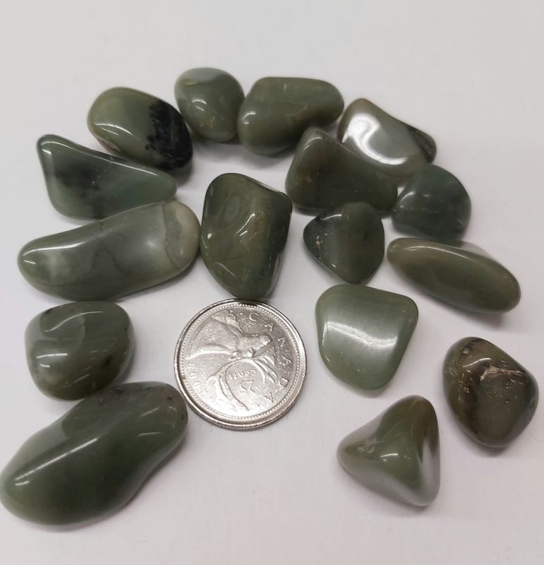 Green Chalcedony Tumbled $2